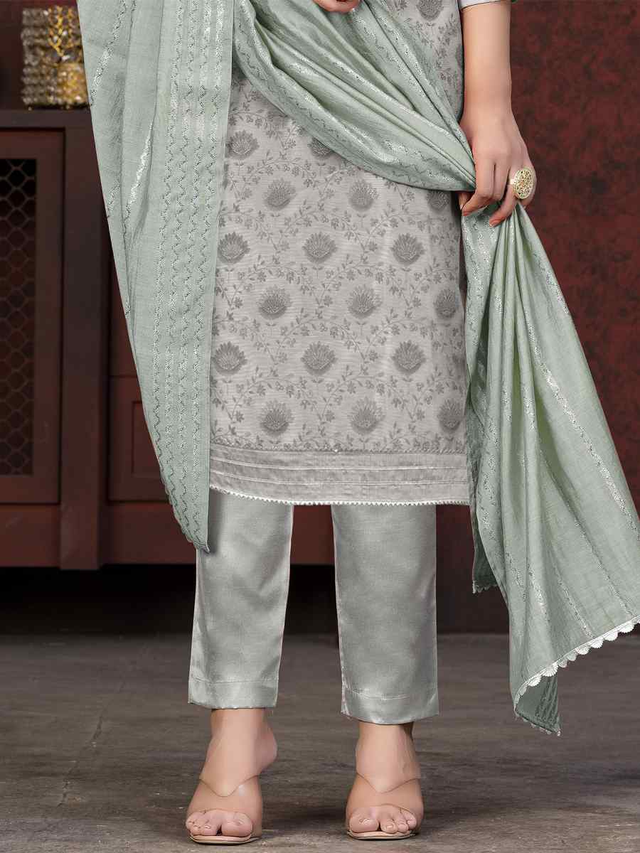 Multi Modal Cotton Embroidered Casual Festival Pant Salwar Kameez