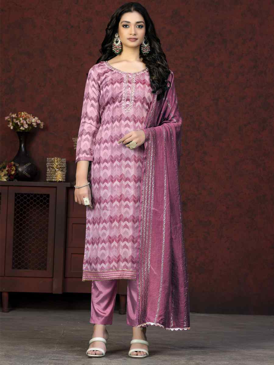 Multi Modal Cotton Embroidered Casual Festival Pant Salwar Kameez