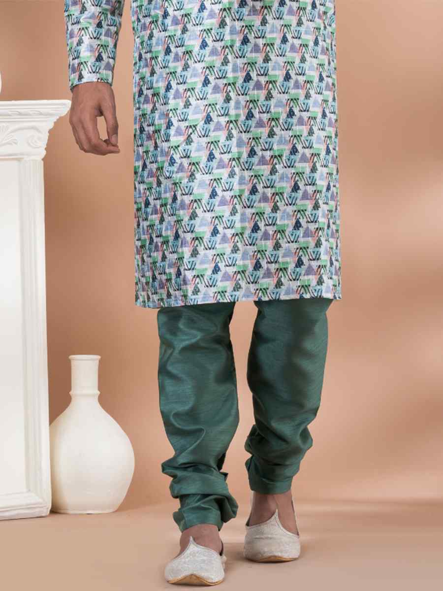 Multi Mono Printed Festival Casual Kurta
