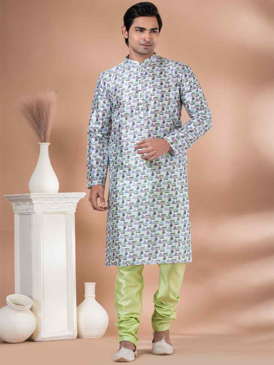 Multi Mono Printed Festival Casual Kurta