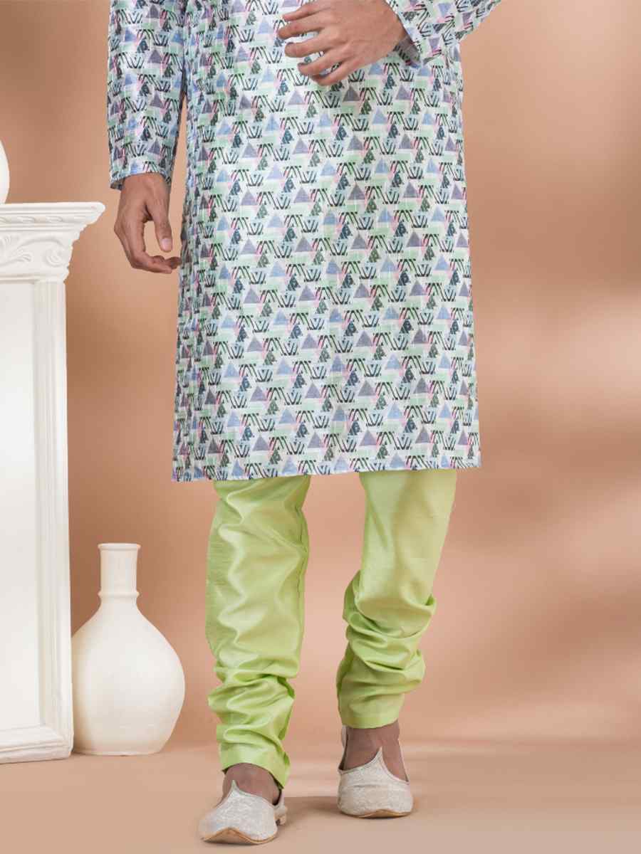 Multi Mono Printed Festival Casual Kurta