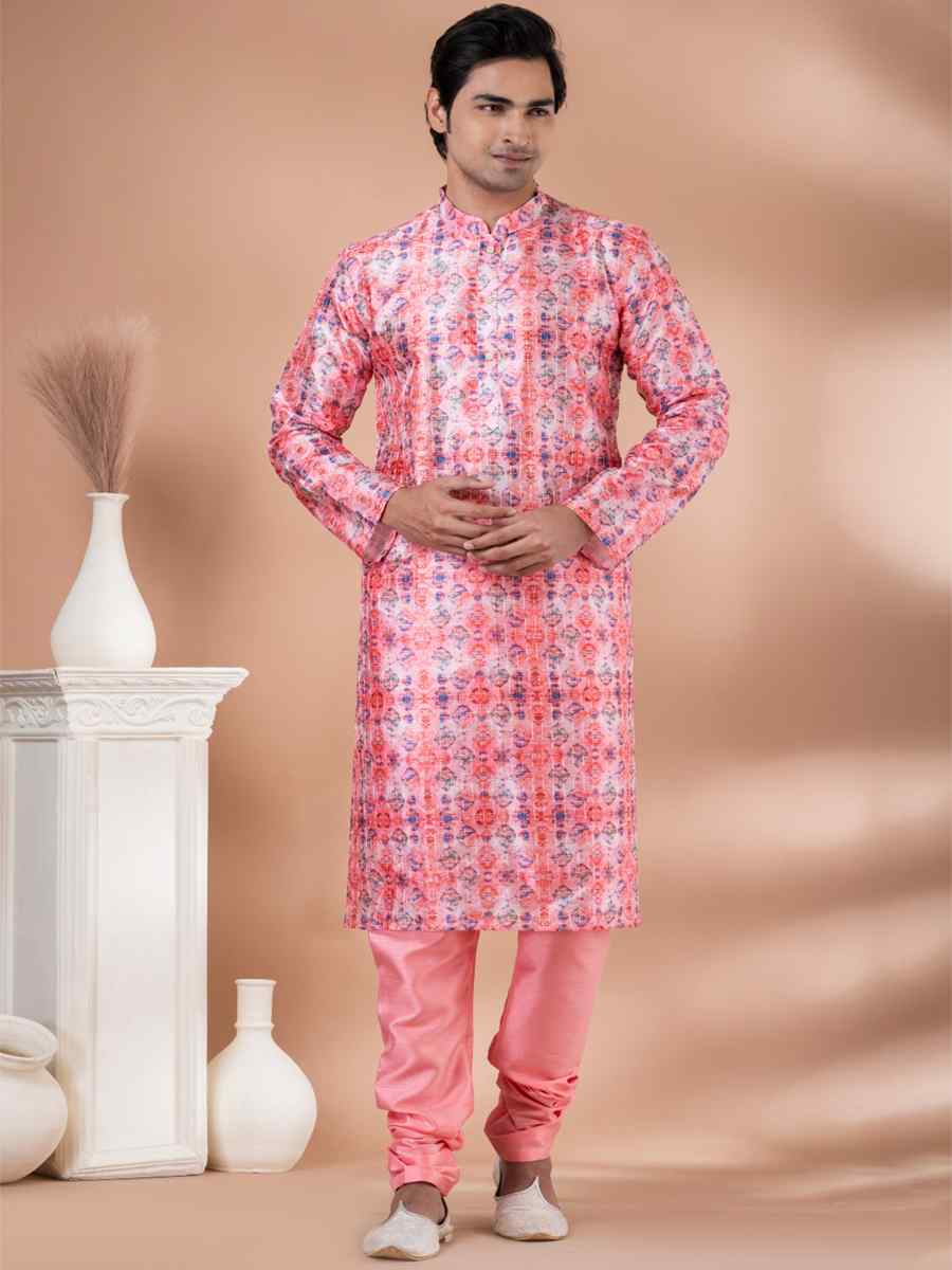 Multi Mono Printed Festival Casual Kurta