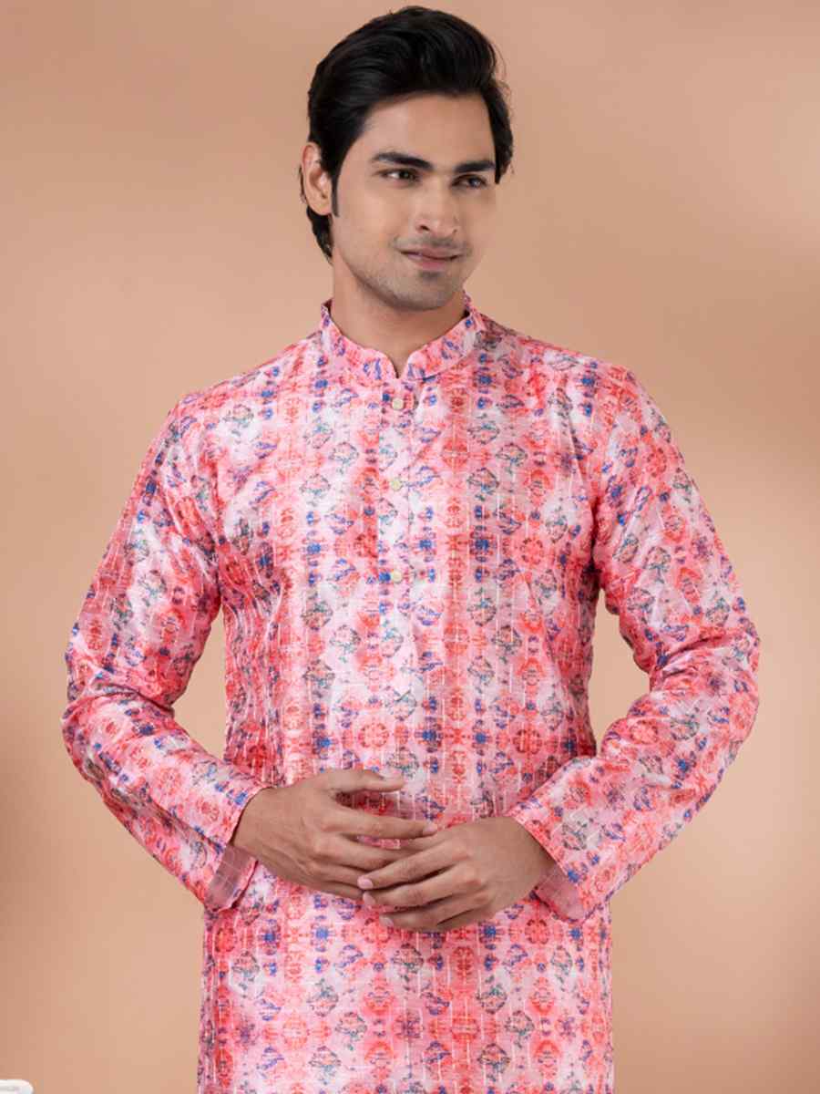 Multi Mono Printed Festival Casual Kurta