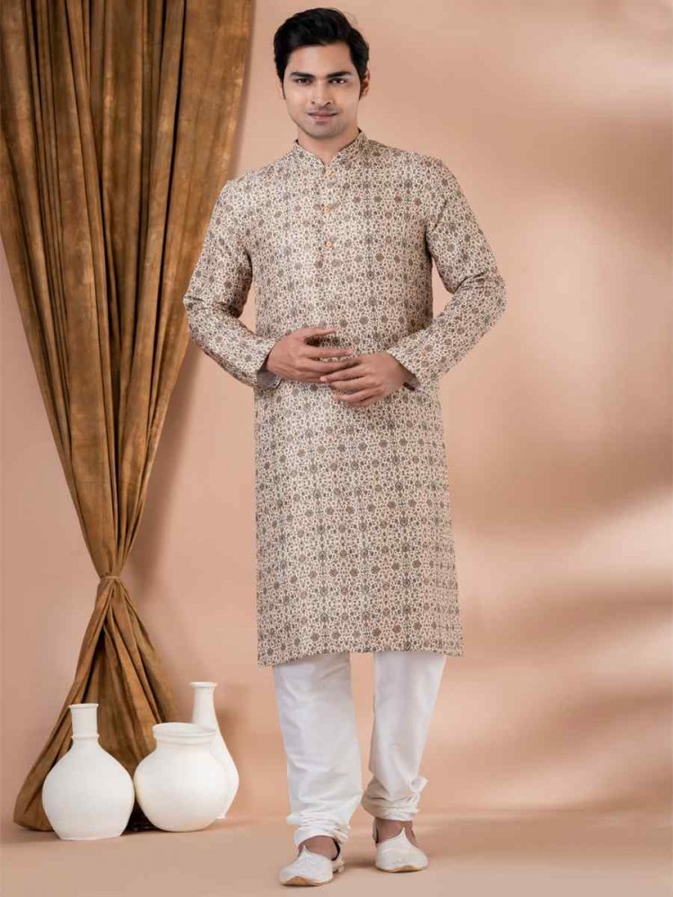 Multi Mono Printed Festival Casual Kurta