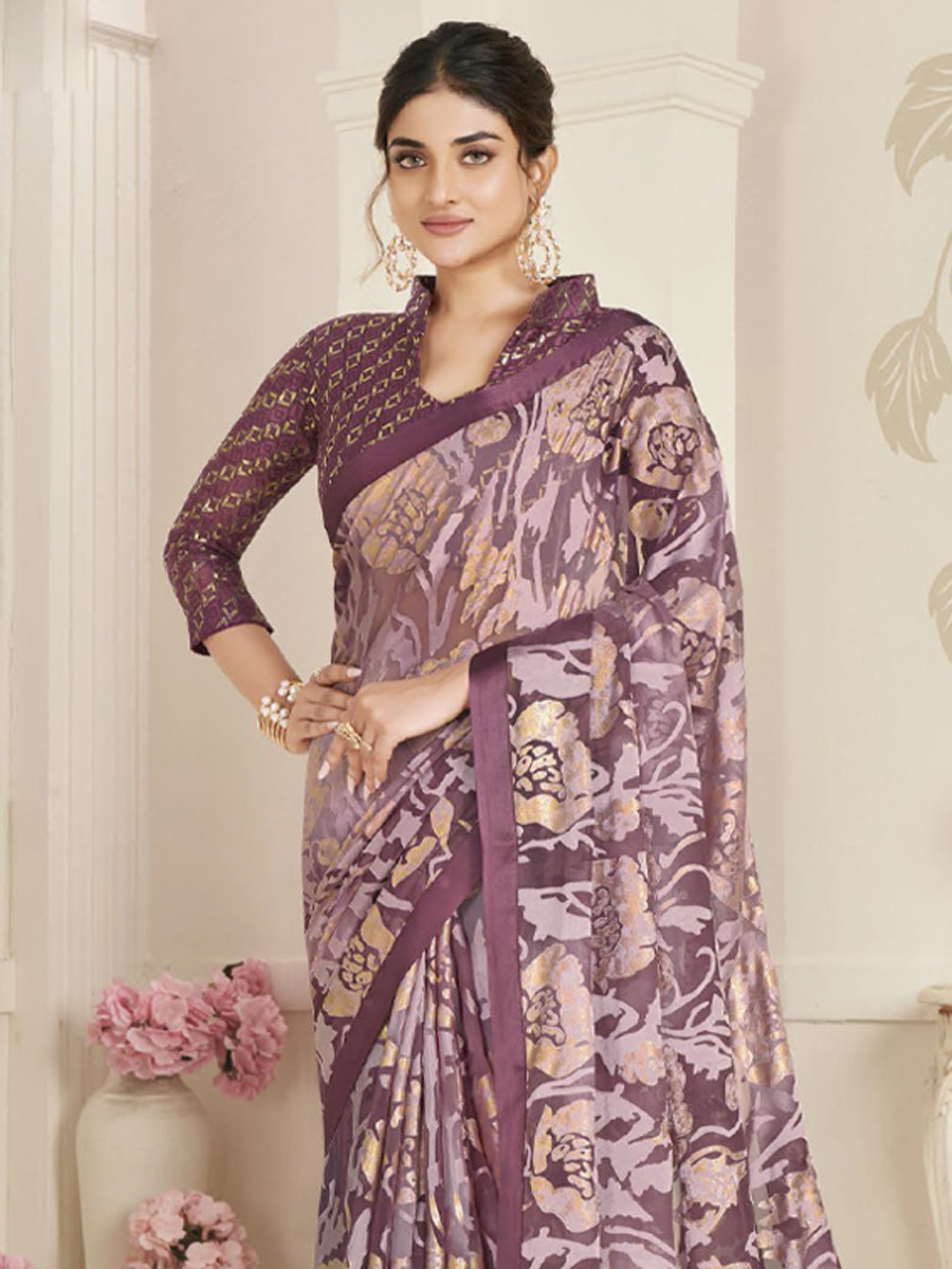 Multi Organza Printed Festival Casual Contemporary Saree