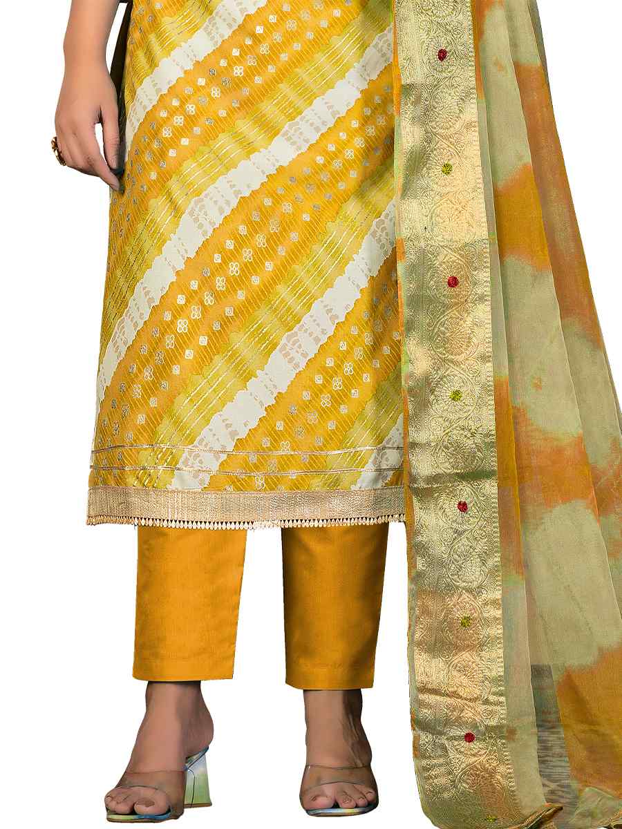 Multi Premium Jam Cotton Printed Casual Festival Pant Salwar Kameez