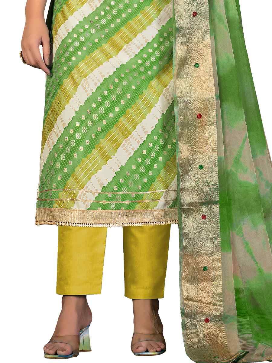 Multi Premium Jam Cotton Printed Casual Festival Pant Salwar Kameez