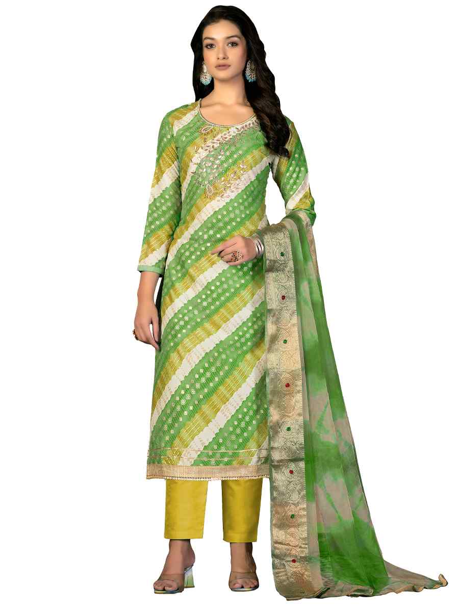 Multi Premium Jam Cotton Printed Casual Festival Pant Salwar Kameez