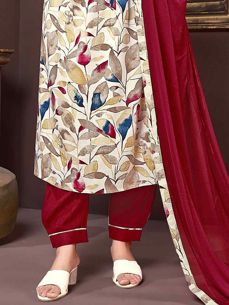 Multi Premium Rayon Printed Festival Wedding Ready Pant Salwar Kameez