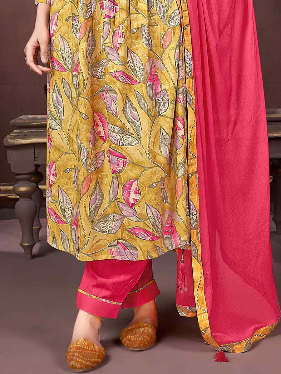 Multi Premium Rayon Printed Festival Wedding Ready Pant Salwar Kameez