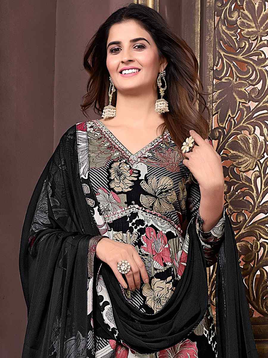 Multi Premium Rayon Printed Festival Wedding Ready Pant Salwar Kameez