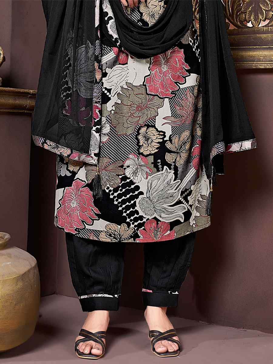 Multi Premium Rayon Printed Festival Wedding Ready Pant Salwar Kameez