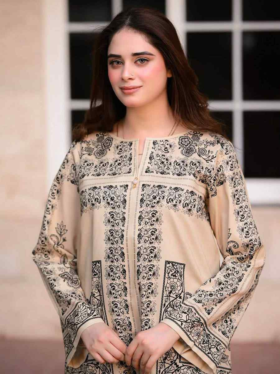 Multi Pure Natural Crepe Embroidered Festival Casual Ready Palazzo Salwar Kameez