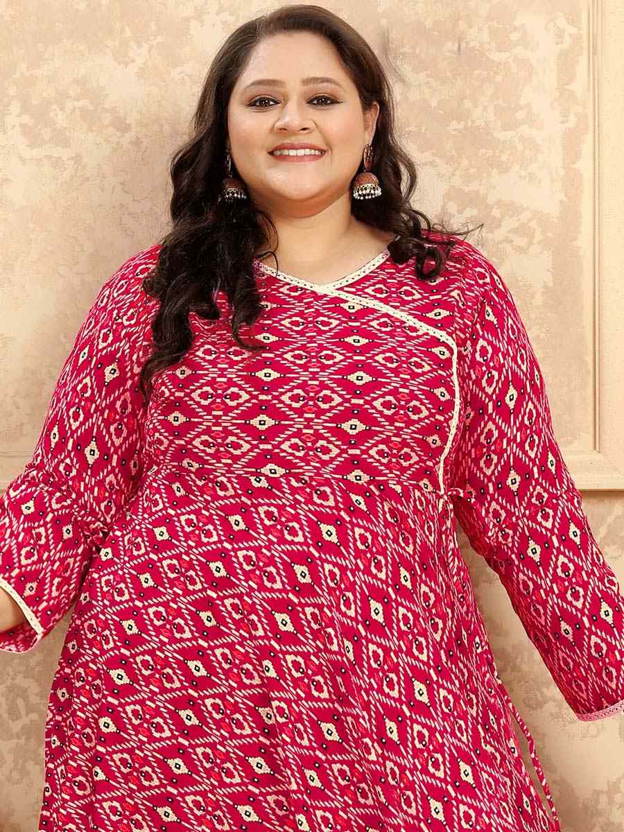 Multi Rayon Printed Festival Casual Gown