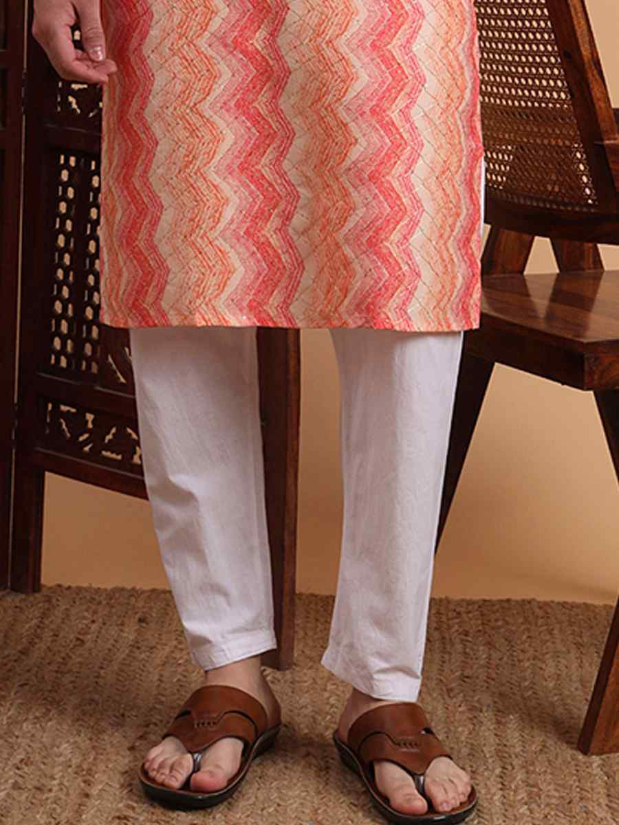 Multi Rayon Printed Festival Casual Kurta