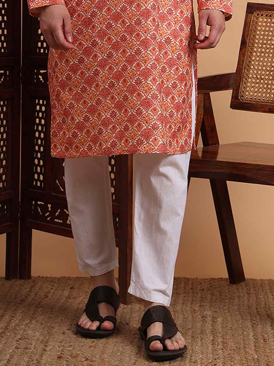 Multi Rayon Printed Festival Casual Kurta