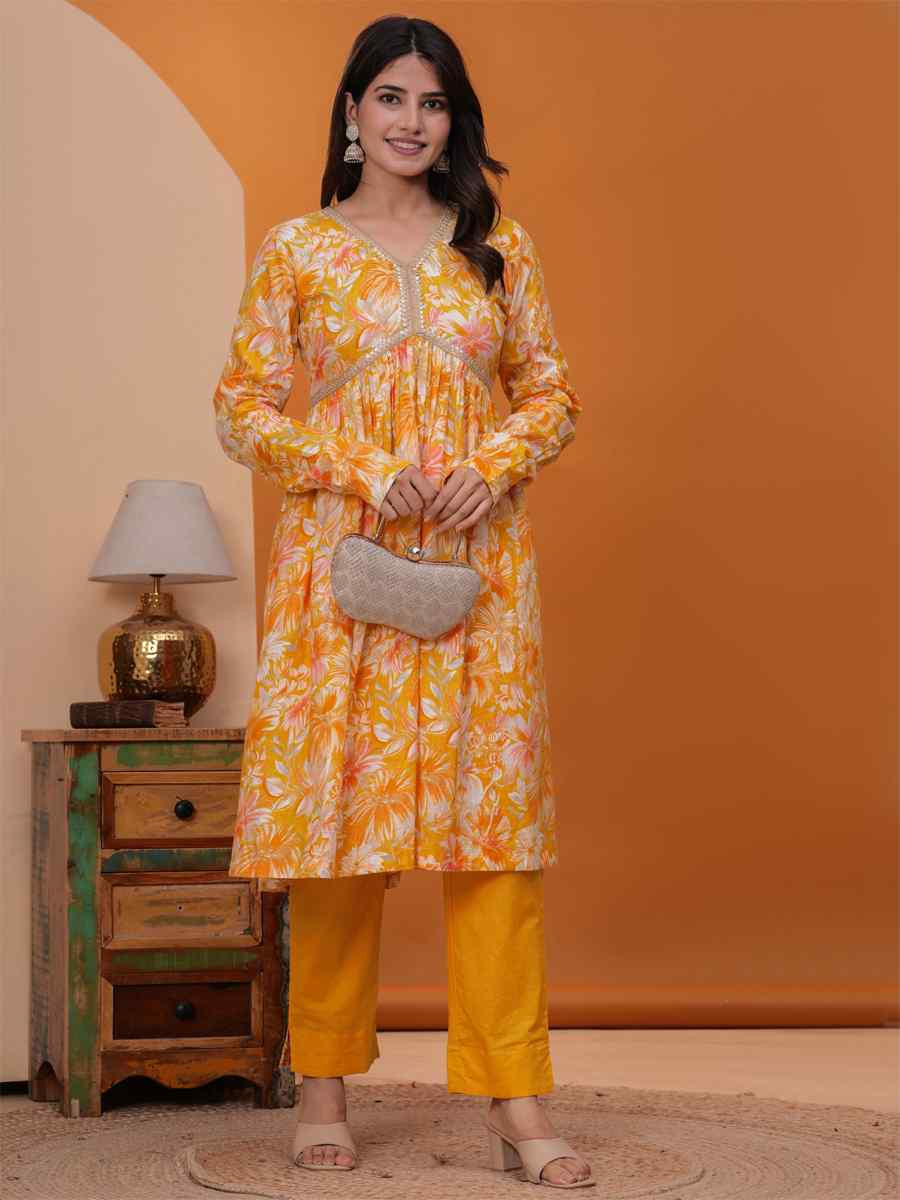 Multi Rayon Printed Festival Casual Kurti Bottom Women Wear