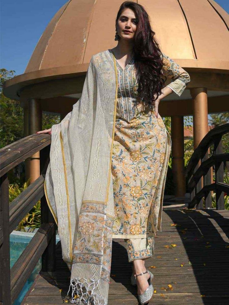 Multi Rayon Printed Festival Casual Ready Pant Salwar Kameez