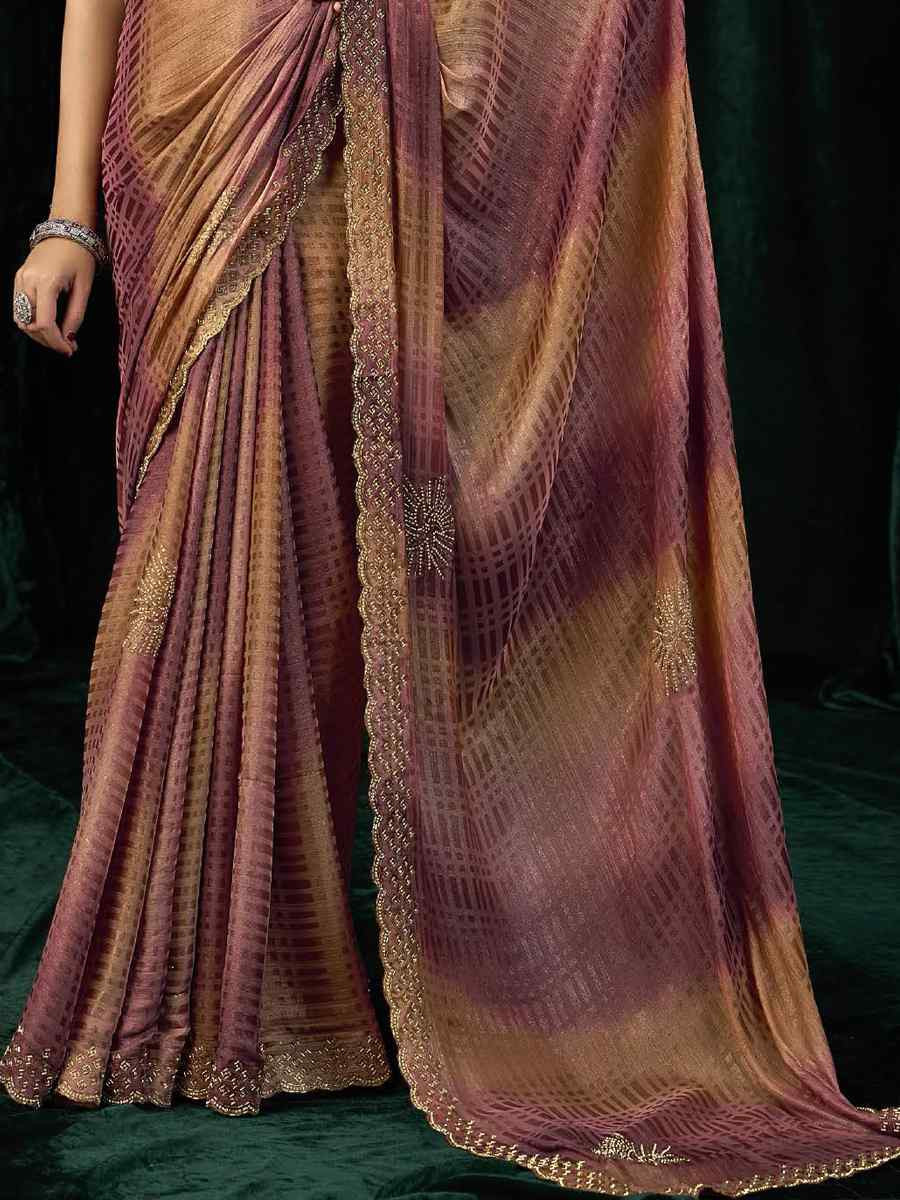 Multi Satin Silk Embroidery Traditional Bridal Reception Festival Wedding Fancy Heavy Border Sarees