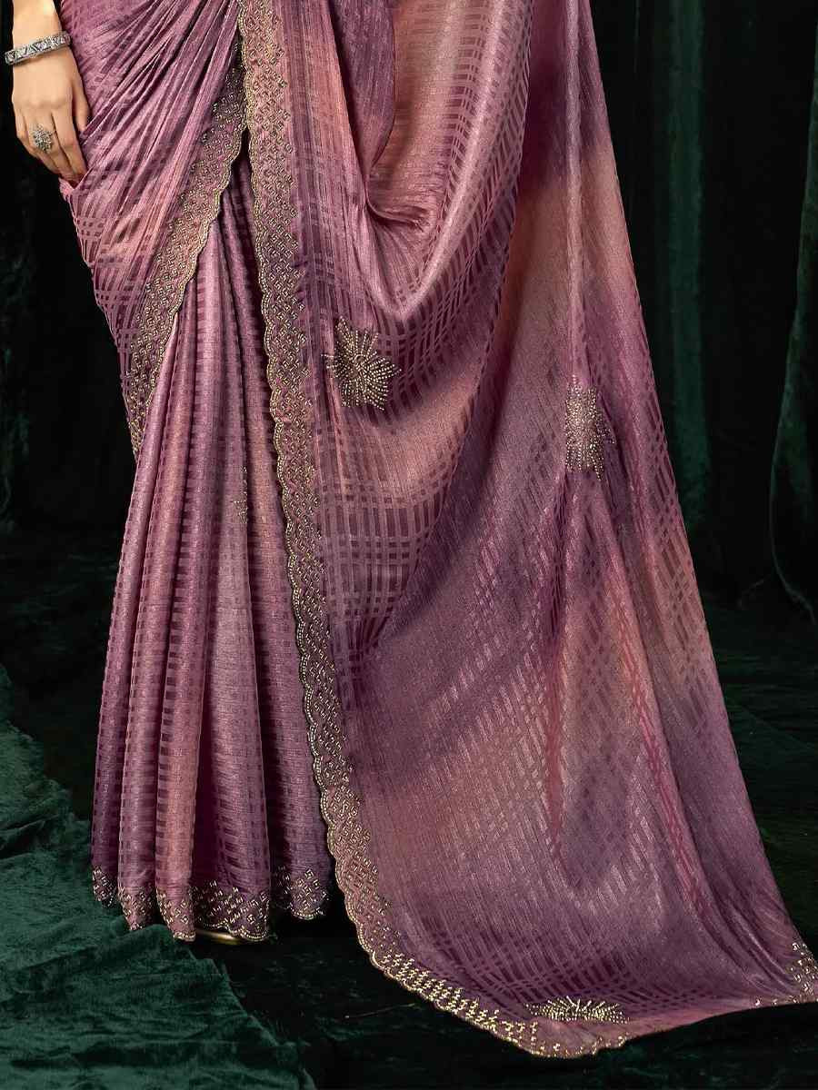 Multi Satin Silk Embroidery Traditional Bridal Reception Festival Wedding Fancy Heavy Border Sarees