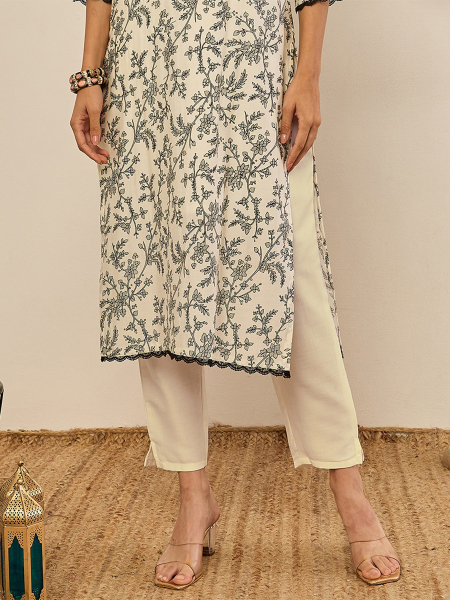 Multi Silk Blend Embroidery Wedding Party Festival Casual Ready Pant Salwar Kameez