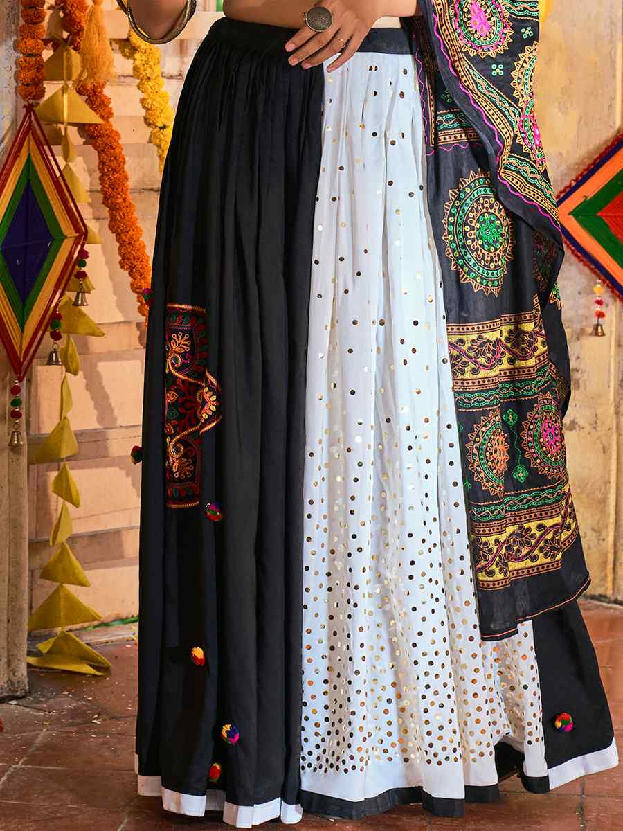 Multi Silk Embroidered Wedding Festival Circular Lehenga Choli