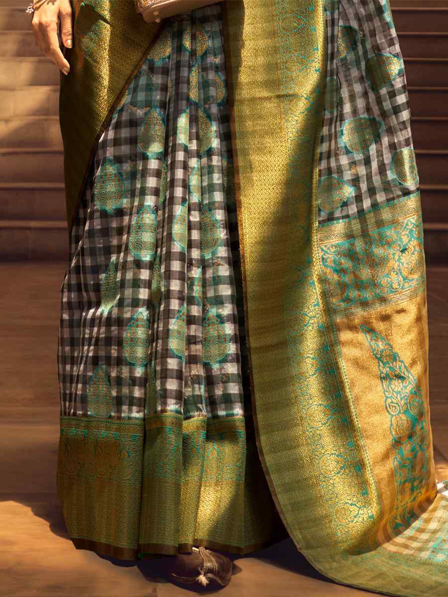 Multi Silk Handwoven Casual Festival Classic Style Saree