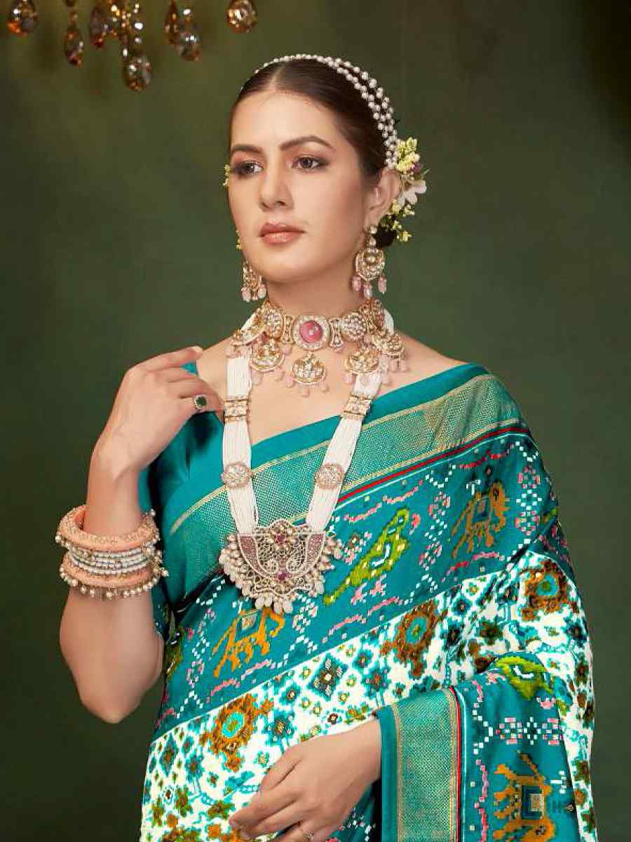 Multi Silk Handwoven Festival Wedding Fancy Heavy Border Saree