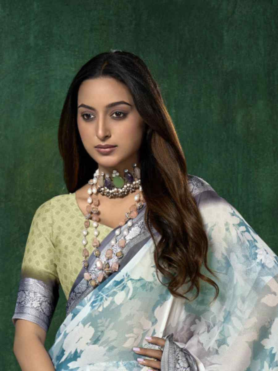 Multi Silk Handwoven Festival Wedding Fancy Heavy Border Saree