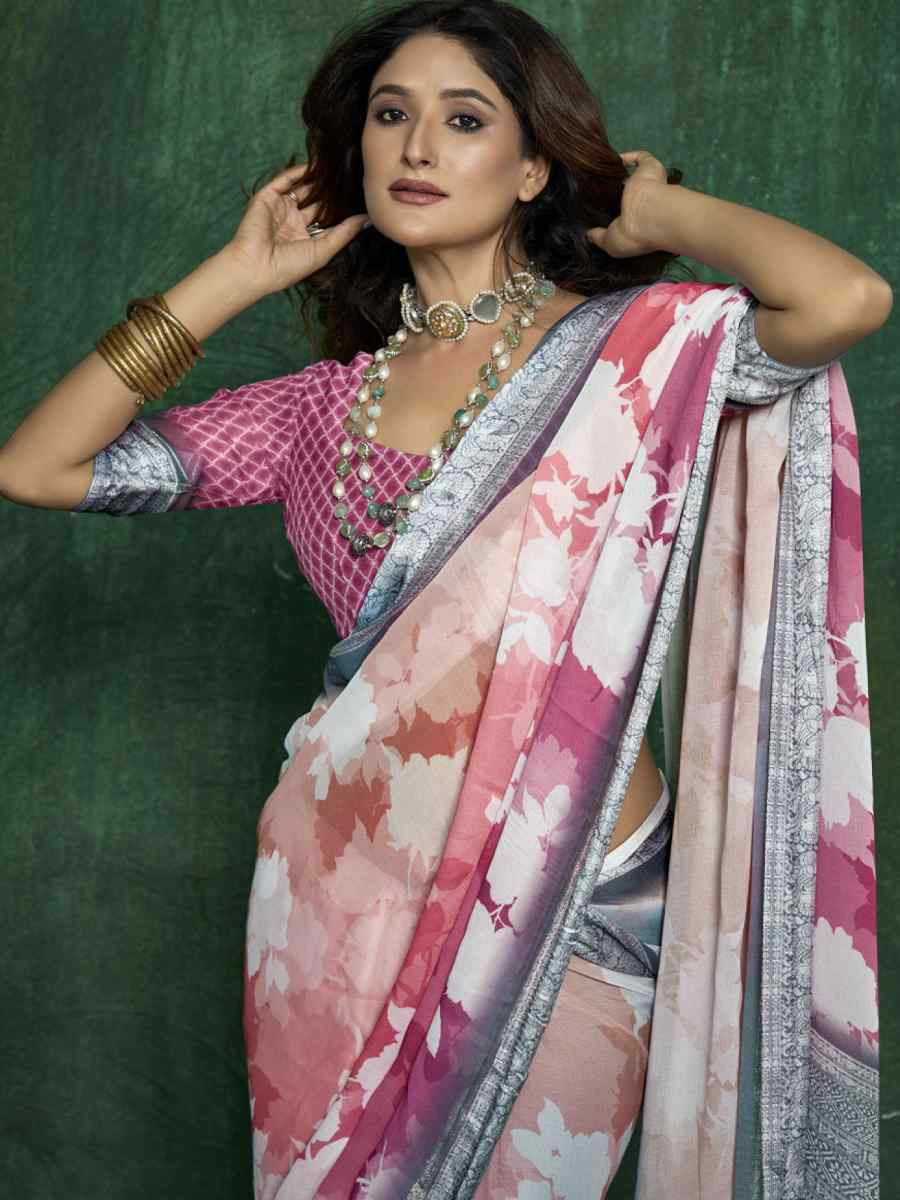 Multi Silk Handwoven Festival Wedding Fancy Heavy Border Saree