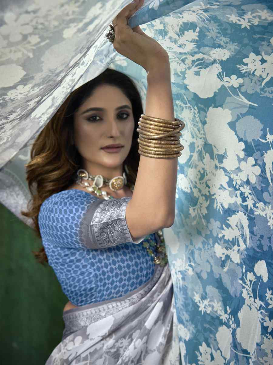 Multi Silk Handwoven Festival Wedding Fancy Heavy Border Saree