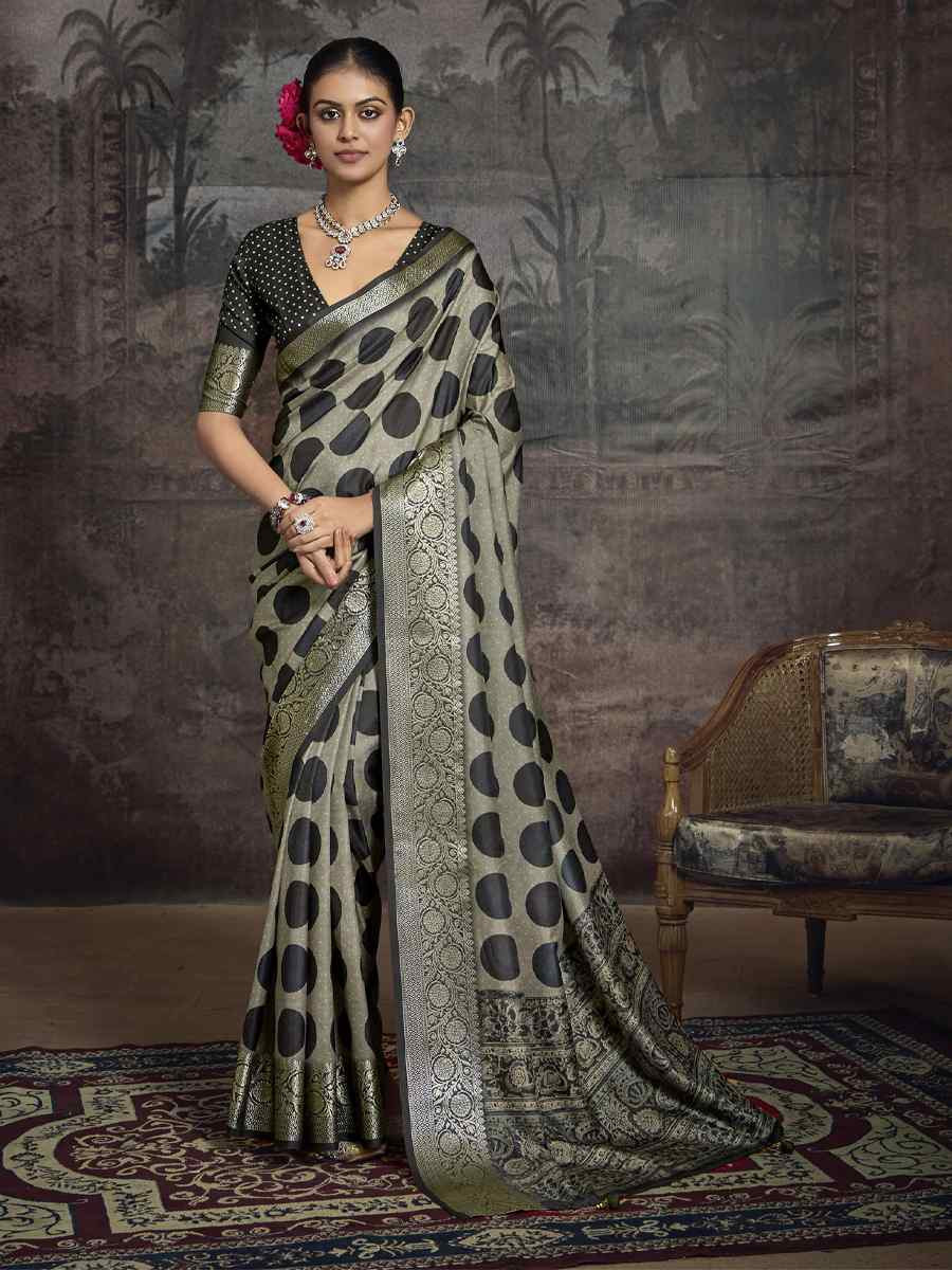 Multi Silk Handwoven Festival Wedding Fancy Heavy Border Saree