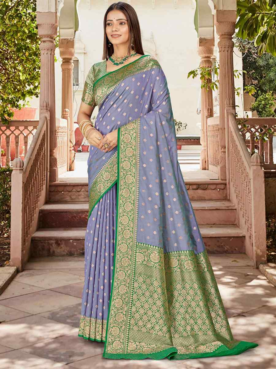 Multi Silk Handwoven Festival Wedding Fancy Heavy Border Saree