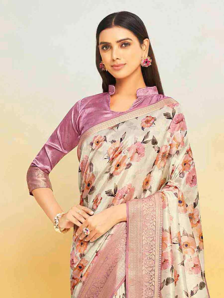 Multi Silk Handwoven Festival Wedding Heavy Border Saree