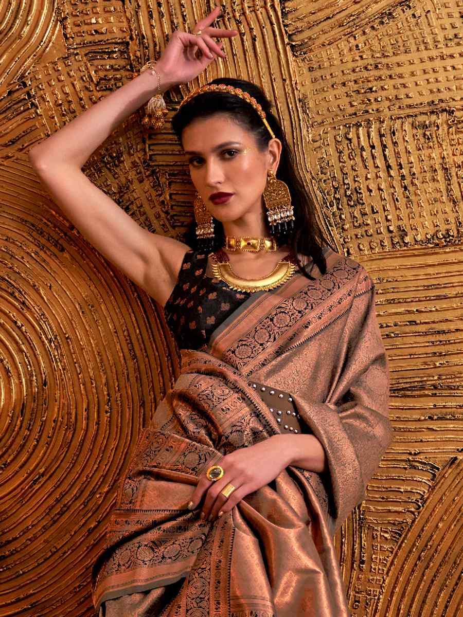Multi Silk Handwoven Wedding Festival Heavy Border Saree