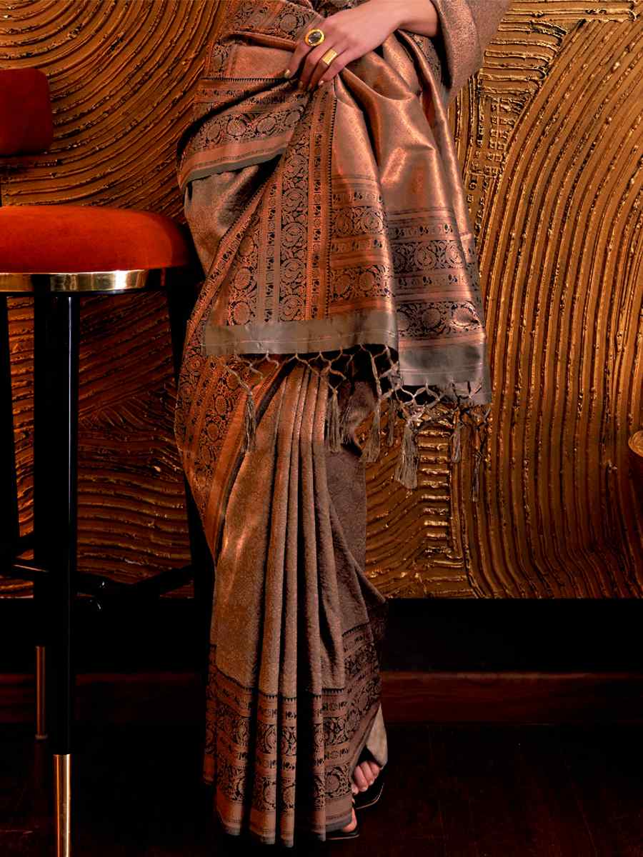 Multi Silk Handwoven Wedding Festival Heavy Border Saree