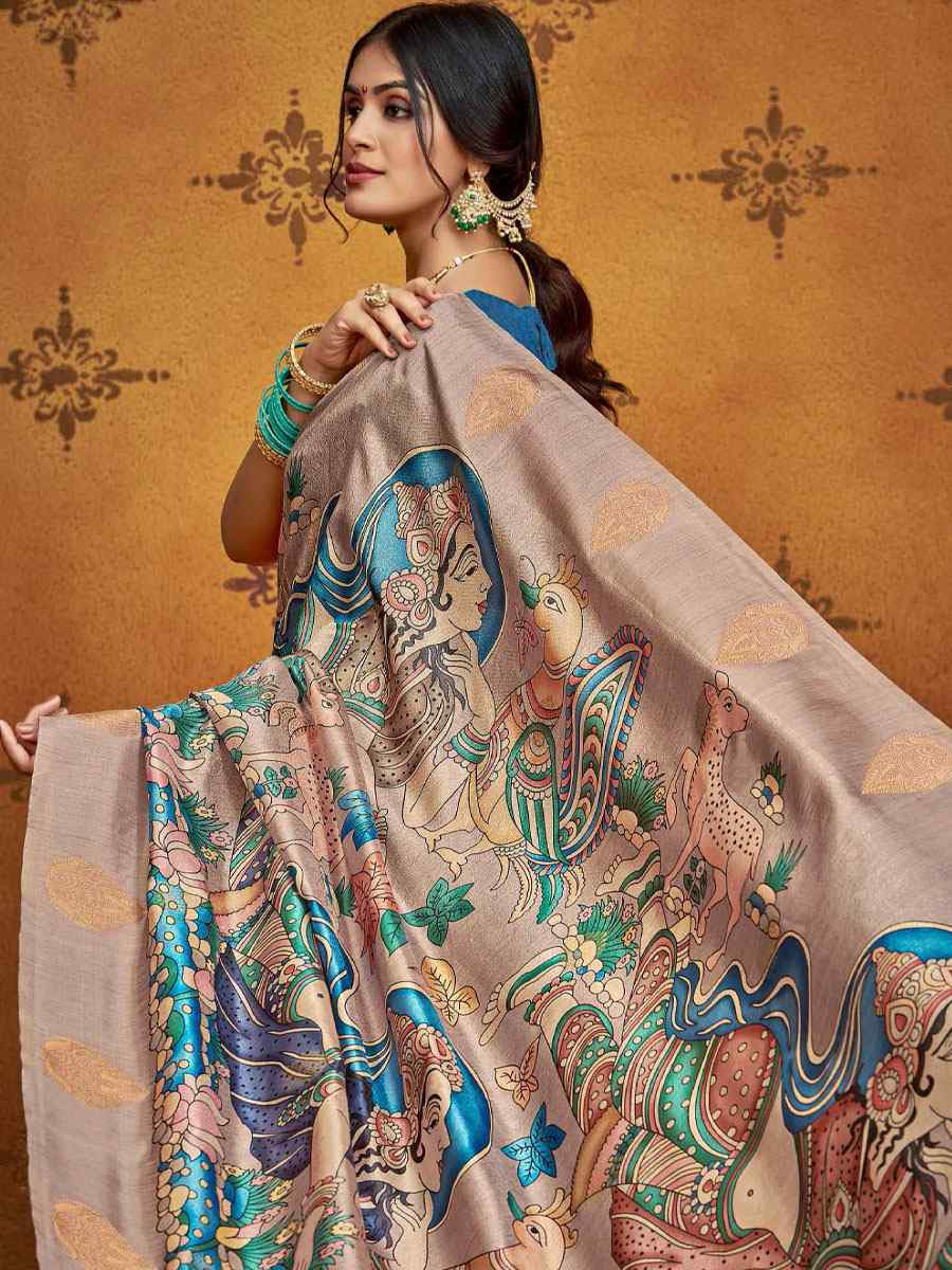 Multi Silk Printed Handwoven Traditional Bridal Reception Festival Wedding Fancy Classic Style Sarees