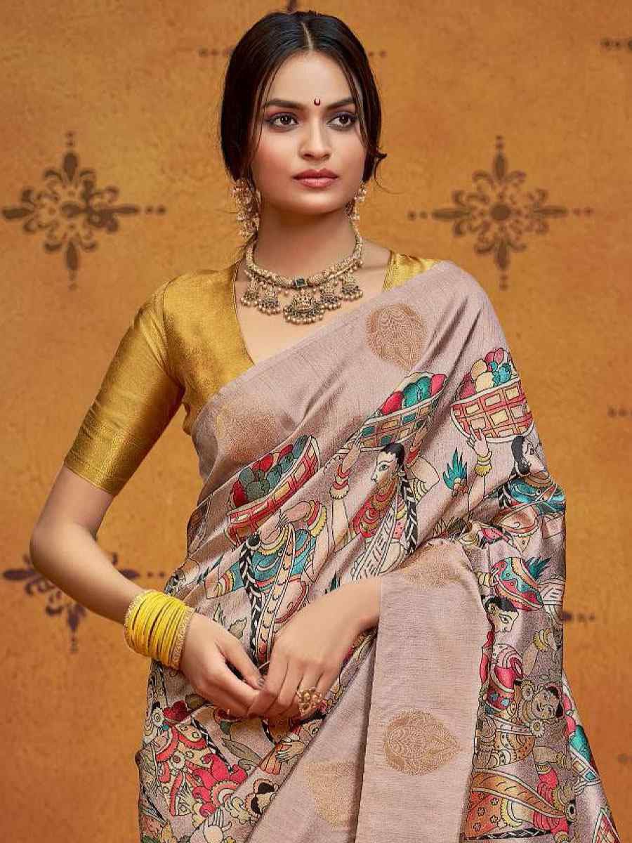 Multi Silk Printed Handwoven Traditional Bridal Reception Festival Wedding Fancy Classic Style Sarees