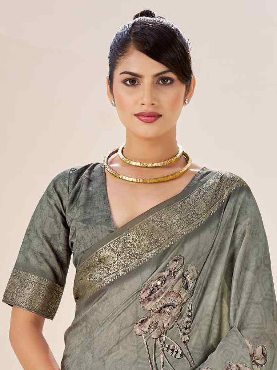 Multi Silk Printed Handwoven Traditional Bridal Reception Festival Wedding Fancy Classic Style Sarees