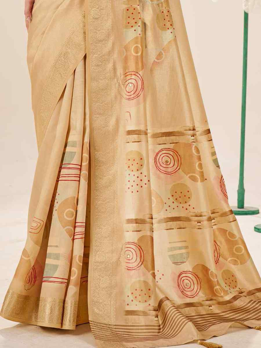 Multi Silk Printed Handwoven Traditional Bridal Reception Festival Wedding Fancy Classic Style Sarees