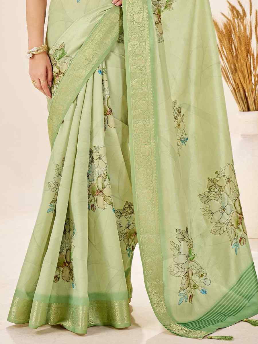 Multi Silk Printed Handwoven Traditional Bridal Reception Festival Wedding Fancy Classic Style Sarees