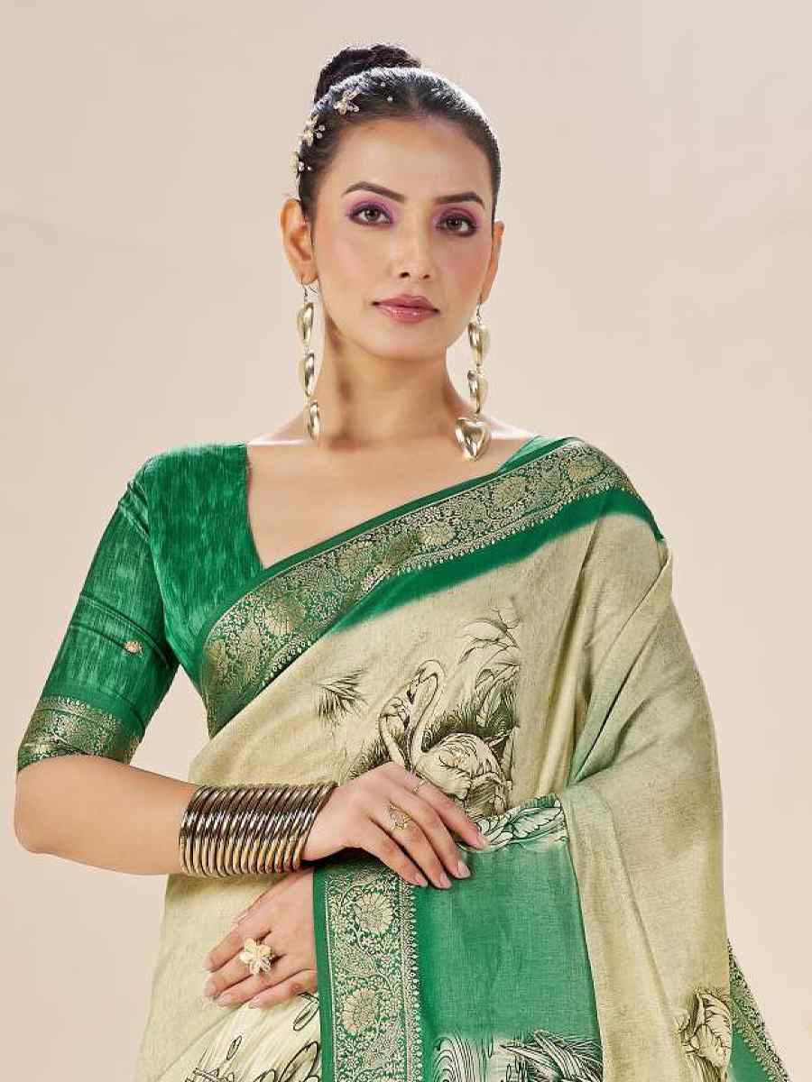 Multi Silk Printed Handwoven Traditional Bridal Reception Festival Wedding Fancy Classic Style Sarees