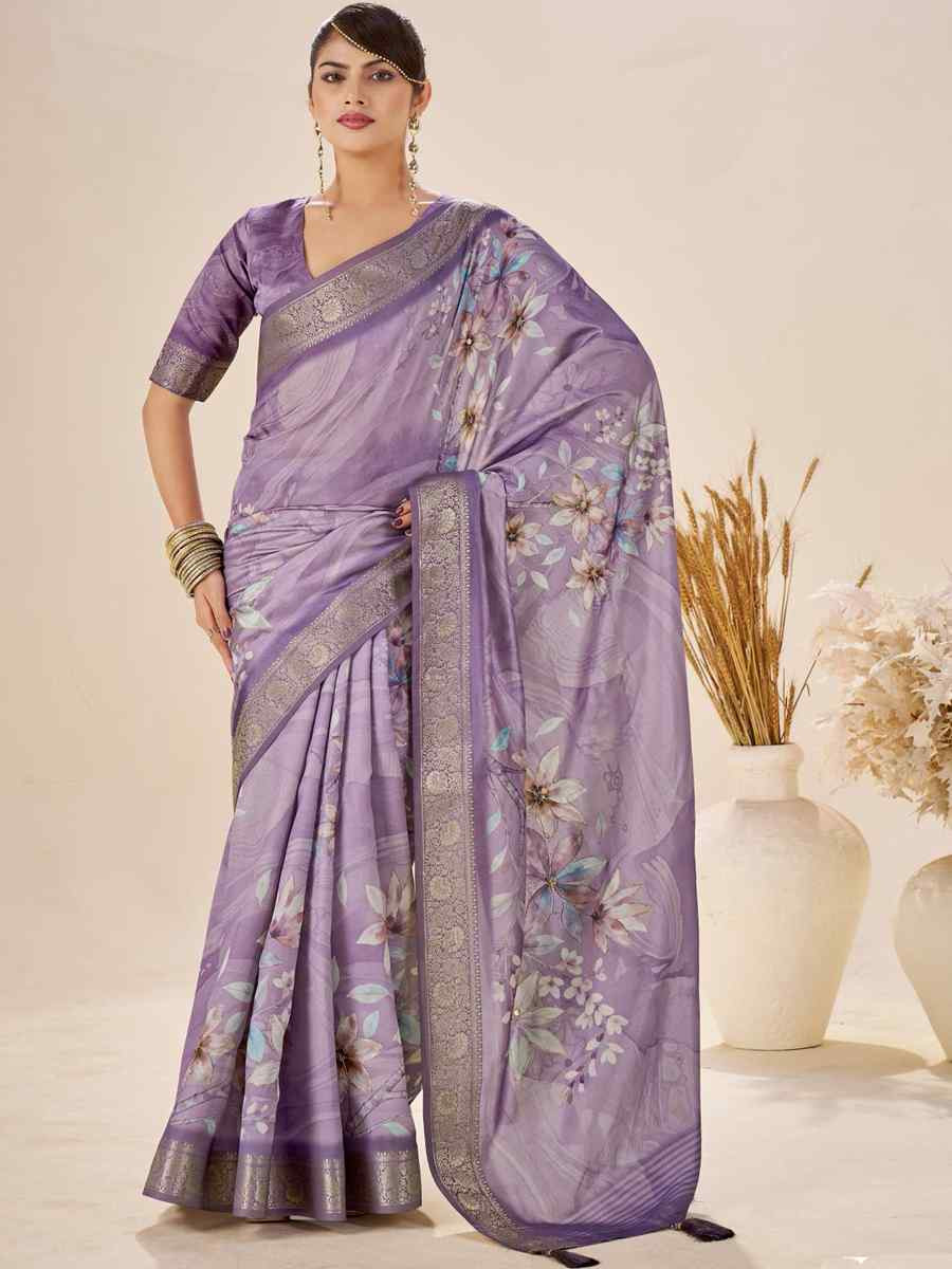 Multi Silk Printed Handwoven Traditional Bridal Reception Festival Wedding Fancy Classic Style Sarees
