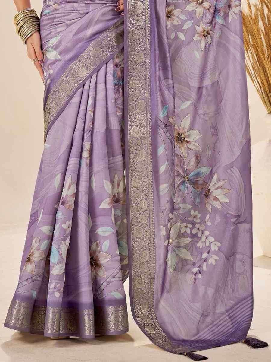 Multi Silk Printed Handwoven Traditional Bridal Reception Festival Wedding Fancy Classic Style Sarees