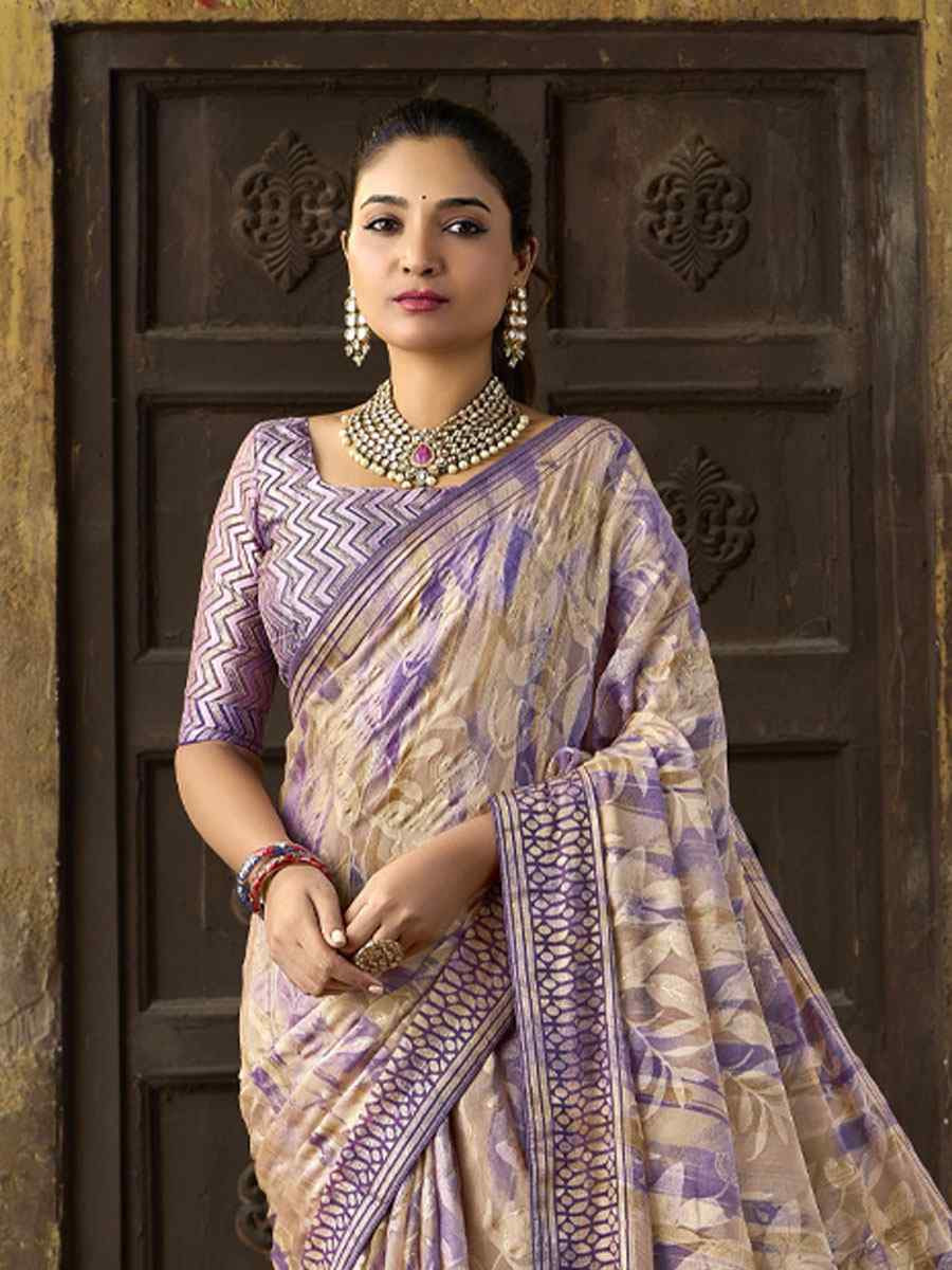 Multi Silk Printed Traditional Bridal Reception Festival Wedding Fancy Heavy Border Sarees