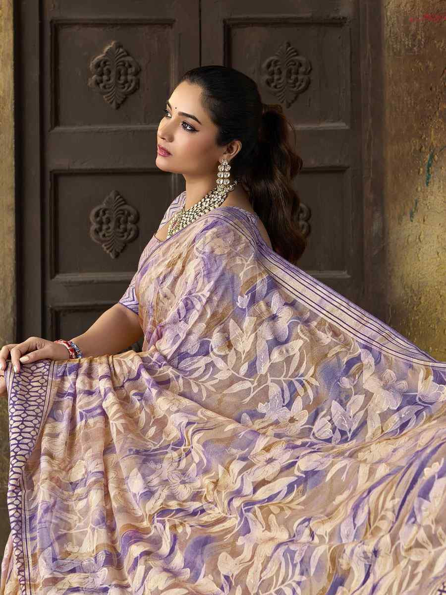 Multi Silk Printed Traditional Bridal Reception Festival Wedding Fancy Heavy Border Sarees