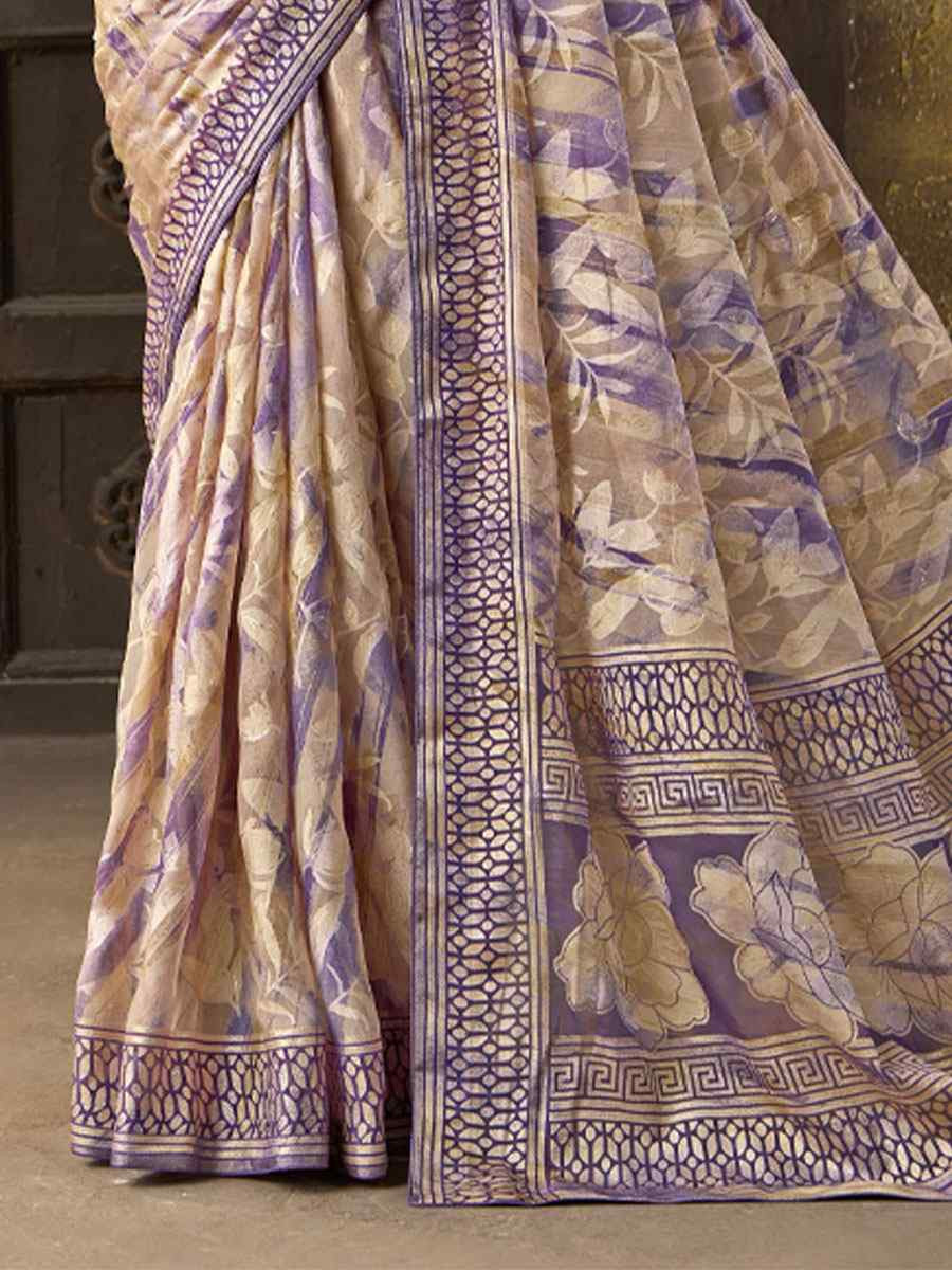 Multi Silk Printed Traditional Bridal Reception Festival Wedding Fancy Heavy Border Sarees
