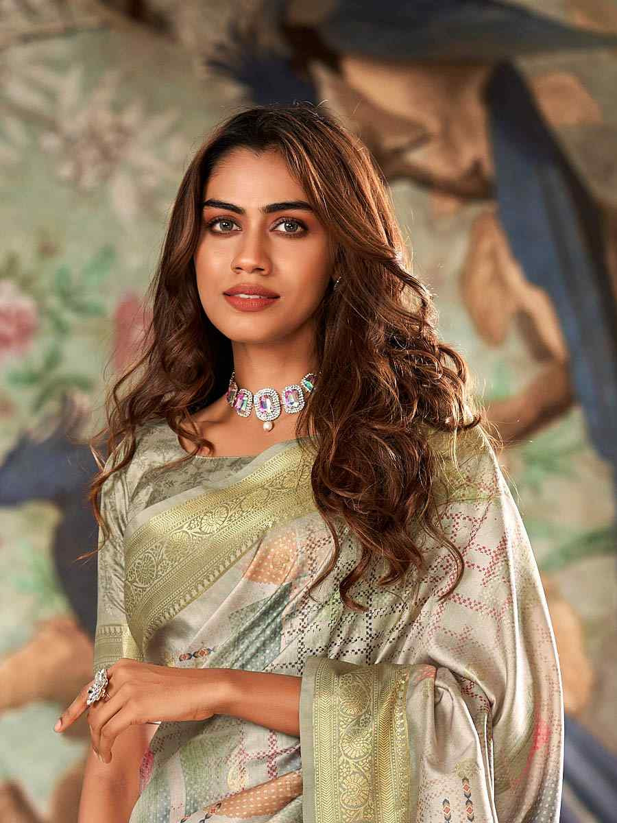 Multi Soft Silk Handwoven Festival Wedding Fancy Heavy Border Saree