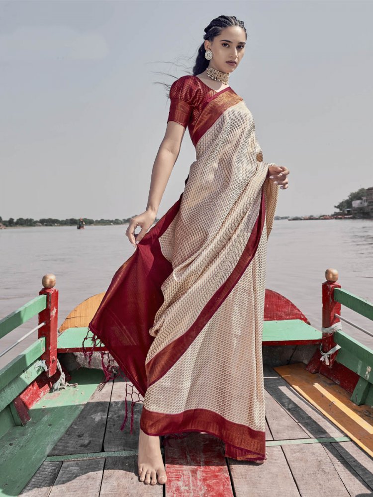 Multi Soft Silk Handwoven Party Festival Classic Style Saree