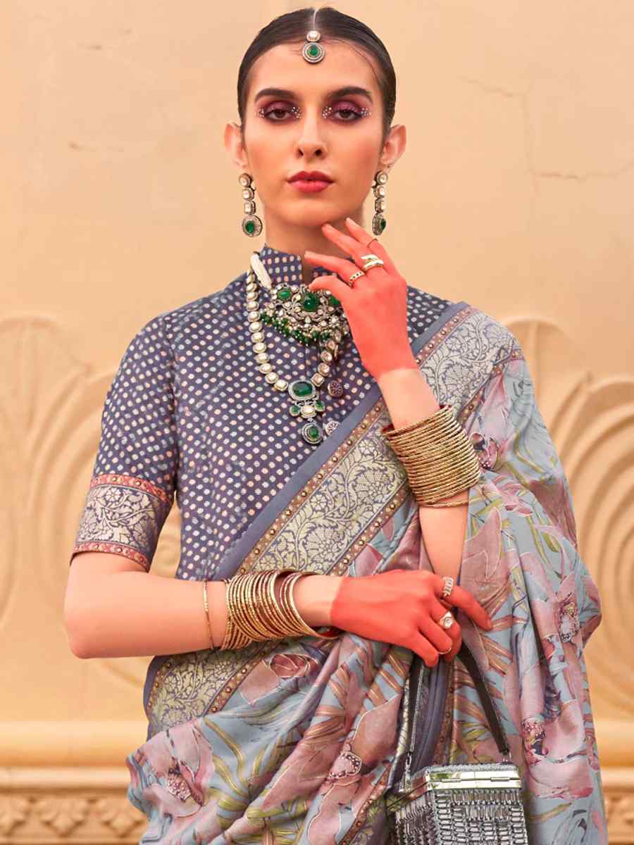 Multi Super Silk Handwoven Festival Casual Heavy Border Saree